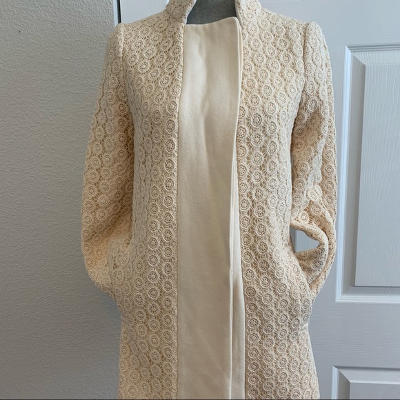 PIM & LARKIN size XS stunning cream jacket with crochet embroidery detail - Picture 5 of 16